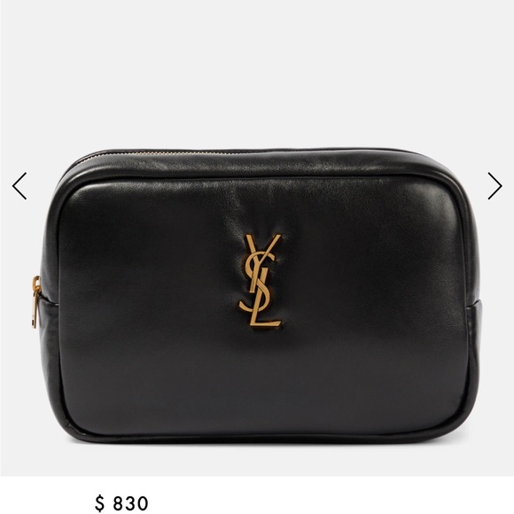 NWT Yves Saint Laurent Black Makeup Bag
